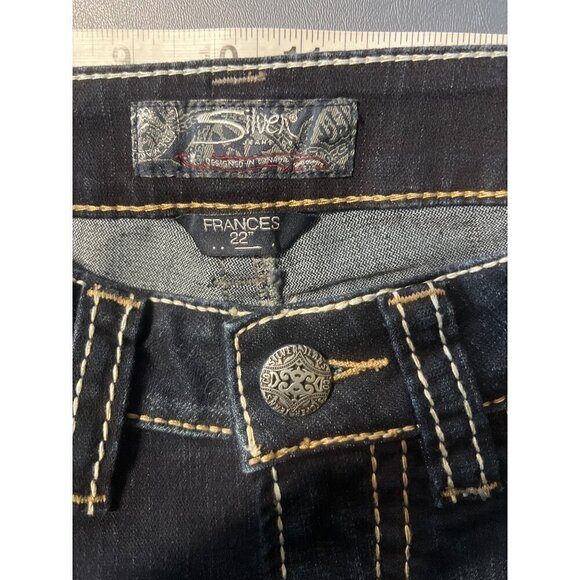 Silver Jeans Co. Frances 22 “ Womens Jeans Sz W25 L 31 - Picture 11 of 13